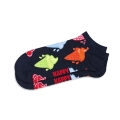 Happy Socks Tagessocke Sneaker Low Ice Cream (Eiscreme) navyblau - 1 Paar