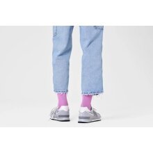 Happy Socks Tagessocke Crew Solid pink/schwarz/grau - 3 Paar