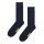 Happy Socks Tagessocke Crew Solid navyblau - 1 Paar