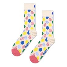 Happy Socks Tagessocke Crew Egg (Osterei) beige - 1 Paar