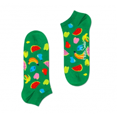 Happy Socks Tagessocke Sneaker Fruit (Früchte) grün - 1 Paar