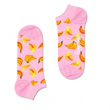 Happy Socks Tagessocke Sneaker Banane pink - 1 Paar