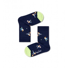 Happy Socks Tagessocke Crew Kids Sport Gift Geschenkbox grün Kinder - 3 Paar