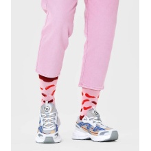 Happy Socks Tagessocke Crew Sausage (Wurst) pink - 1 Paar