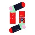 Happy Socks Tagessocke Crew World´s Strongest Mom rot/pink - 1 Paar