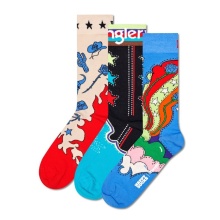 Happy Socks Tagessocke Crew Wrangler Gift Set mehrfarbig bunt <b>Geschenkbox </b> - 3 Paar