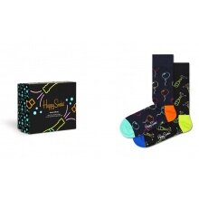 Happy Socks Tagessocke Crew You Did It Socks Gift Set (Abschluss) schwarz <b>Geschenkbox </b> - 2 Paar