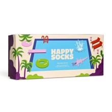 Happy Socks Tagessocke Crew Pool Party Gift Sest bunt <b>Geschenkbox </b> - 4 Paar