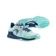 Head Tennisschuhe Sprint Team 3.0 Clay/Sandplatz aquablau Damen