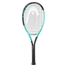 Head Kinder-Tennisschläger Boom 25in/230g (9-12 Jahre) 2024 schwarz/türkis - besaitet -