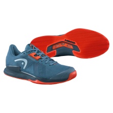 Head Tennisschuhe Sprint Pro 3.5 Clay/Sandplatz blaugrau Herren