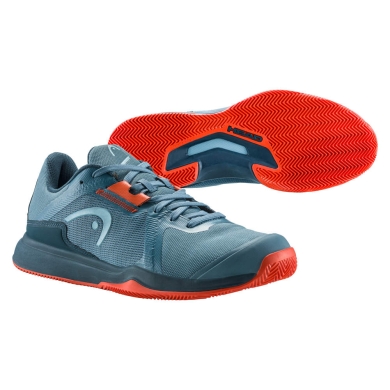 Head Tennisschuhe Sprint Team 3.5 Clay/Sandplatz blaugrau/orange Herren