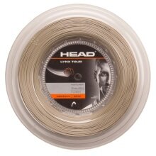 Head Tennissaite Lynx Tour (Kontrolle+Spin) champagnebraun 200m Rolle