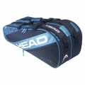 Head Tennis-Racketbag Elite (Schlägertasche, 2 Hauptfächer) blau/navyblau <b>9R</b>