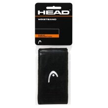 Head Schweissband Handgelenk Jumbo Logo schwarz - 2 Stück