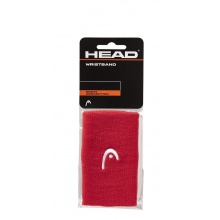 Head Schweissband Handgelenk Jumbo Logo rot - 2 Stück