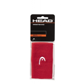 Head Schweissband Handgelenk Jumbo Logo rot - 2 Stück