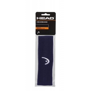 Head Stirnband Headband Logo navy - 1 Stück