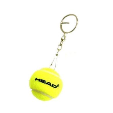 Head Schlüsselanhänger Mini-Tennisball 3,5cm gelb - 1 Stück