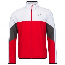 Head Trainingsjacke Tennis Club (modern, sportlich) rot/weiss Herren