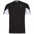 Head Tennis-Tshirt Club Technical (Moisture Transfer Microfiber Technologie) schwarz Herren