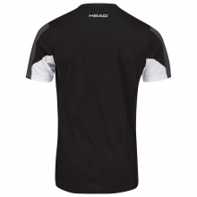 Head Tennis-Tshirt Club Technical (Moisture Transfer Microfiber Technologie) schwarz Herren