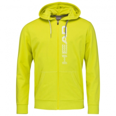 Head Kapuzenjacke Hoodie mit Kapuze Club Fynn Fullzip gelb Herren