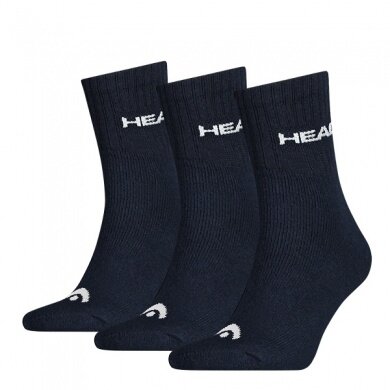 Head Tennissocken Crew Club schwarz Herren - 3 Paar