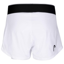 Head Tennishose Short mit Innenhose Robin weiss/schwarz Damen