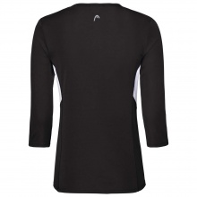 Head Tennis-3/4 Langarmshirt Club Tech schwarz Damen