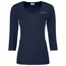 Head Tennis 3/4-Langarmshirt Club Tech dunkelblau Damen