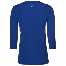 Head Tennis-3/4 Langarmshirt Club Tech royalblau Damen