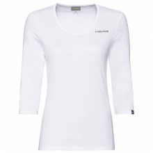 Head Tennis-3/4 Langarmshirt Club Tech weiss/weiss Damen