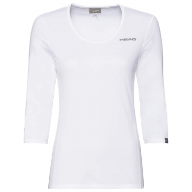 Head Tennis-3/4 Langarmshirt Club Tech weiss/weiss Damen