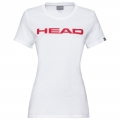 Head Tennis-Shirt Club Lucy (Mischgewebe) weiss/rot Damen