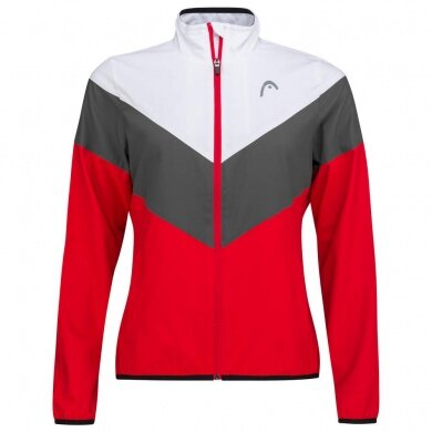 Head Trainingsjacke Tennis Club (modern, sportlich) rot/weiss Damen