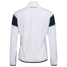 Head Trainingsjacke Tennis Club (modern, sportlich) weiss/dunkelblau Damen