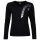 Head Tennis-Langarmshirt Club Linda (Baumwollmix) schwarz Damen