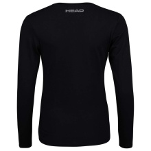 Head Tennis-Langarmshirt Club Linda (Baumwollmix) schwarz Damen