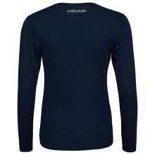 Head Tennis-Langarmshirt Club Linda (Baumwollmix) dunkelblau Damen