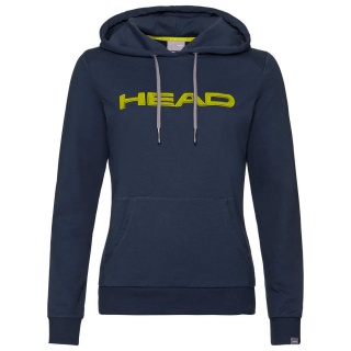 Head Kapuzenpullover Hoodie Club Rosie dunkelblau/gelb Damen