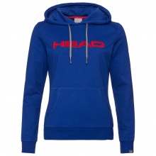 Head Kapuzenpullover Hoodie Club Rosie royalblau/rot Damen