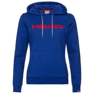 Head Kapuzenpullover Hoodie Club Rosie royalblau/rot Damen