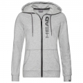 Head Kapuzenjacke (Hoodie) Club Greta grau meliert/schwarz Damen