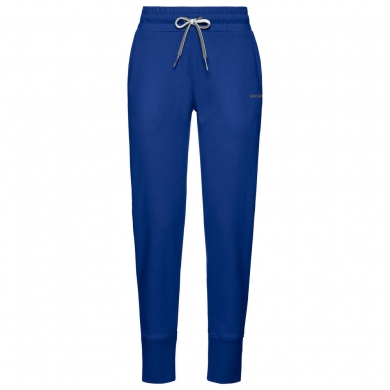 Head Tennishose Pant Club Rosie lang royalblau/rot Damen