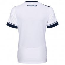 Head Tennis-Shirt Performance weiss/dunkelblau/orange Damen