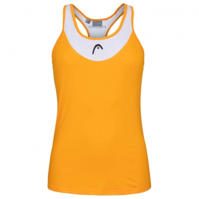 Head Tennis-Tank Top Tenley orange/weiss Damen