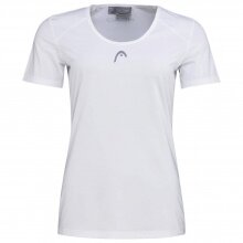 Head Tennis-Shirt Club Technical (modern, Moisture Transfer Microfiber Technologie) weiss Mädchen