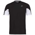 Head Tennis-Tshirt Club Technical (Moisture Transfer Microfiber Technologie) schwarz Jungen