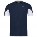 Head Tennis-Tshirt Club Technical (Moisture Transfer Microfiber Technologie) dunkelblau Jungen